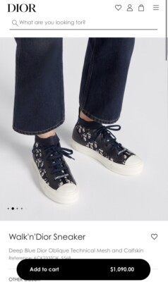 Dior WALK'N'DIOR SNEAKER 38.5 Size | eBay Dior WALK'N'DIOR SNEAKER 38.5 Size | eBay