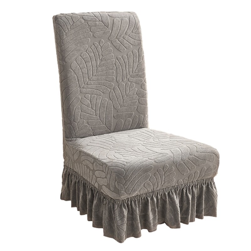Chair Cover Stretch Dining Seat Cover with Back Long Back Cover Chair