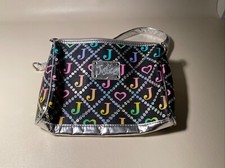 JUSTICE Letter J CROSSBODY PURSE Girls Black w/ Silver accents Handbag