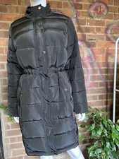 Maine New England Black Winter Coat Zip And Button Closure For Women Size 12