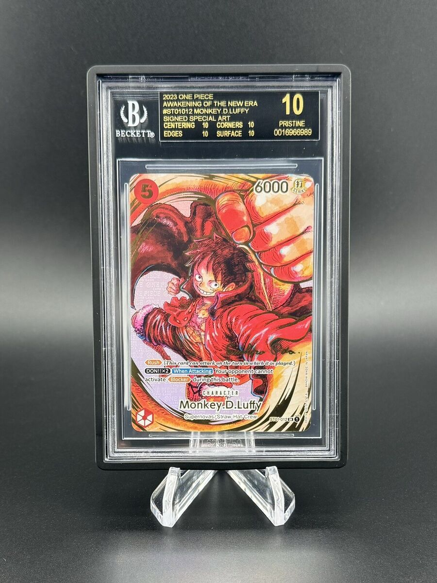 BGS 10 Black Label One Piece English OP05 Monkey.D.Luffy Oda BGS 10 Black Label One Piece English OP05 Monkey.D.Luffy Oda