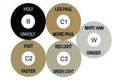 Custom Personalized Toggle Switch Ring Plate for Gibson guitars | eBay