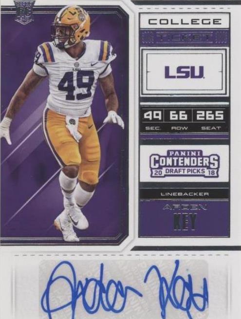 2018 Panini Contenders Draft Picks Arden Key #175 - 1 of 2