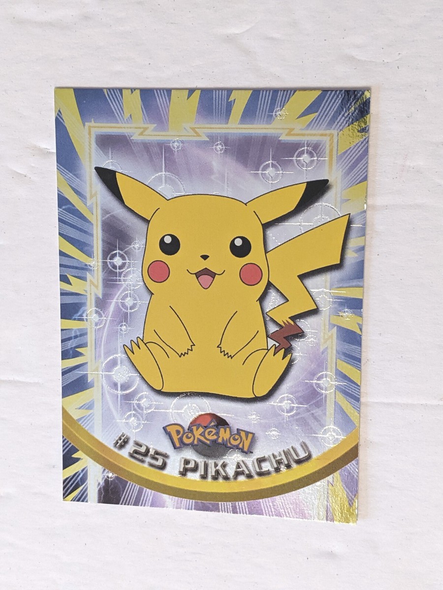 topps ピカチュウ Pikachu #25 Pokemon Topps Card Pink Label Rare | eBay