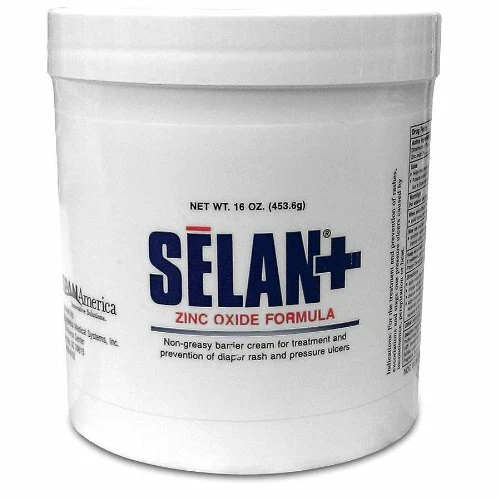 SPAN AMERICA Selan+ Skin Protectant Cream Scented, 16 oz. Jar, 1 Count