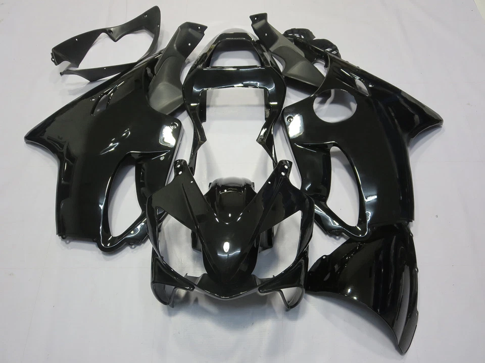Glossy Black Injection Body Fairing Kit w/ Bolts for Honda CBR600 F4i 2001-2003 - Image 2 of 4