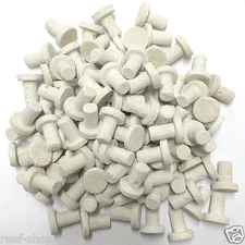 100 Cured Coral Frag Plugs for Live Coral Propegation Aragonite Frag Plugs