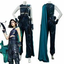 Birds of Prey Huntress Cosplay Costume Full Set Halloween Outfi