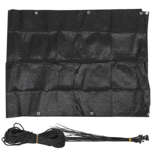 Privacy Screen Mesh Plants Sunblock Uv Protected Fence Screen