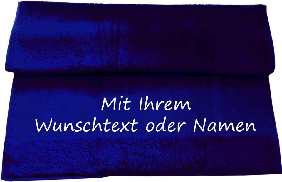 Handtuch 50x100 cm personalisiert mit deinem Wunschtext