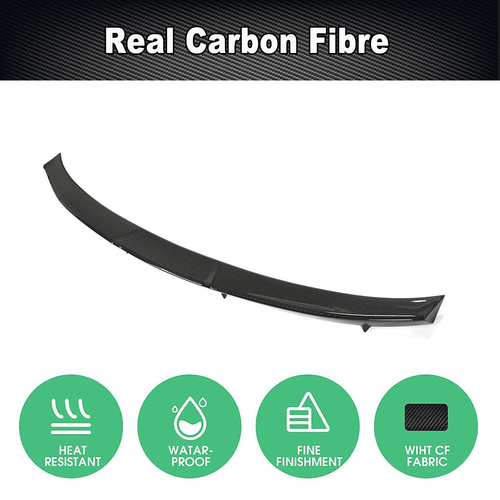 Alerón trasero central de carbono para Audi A6 Avant RS6 C8 DRY alerón de maletero labio - Imagen 7 de 13