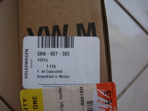 Volkswagen Tiguan 2018-'23 ** REAR BUMPER GUIDE, LT LOWER ** Part #5NN-087-393 - Picture 5 of 5