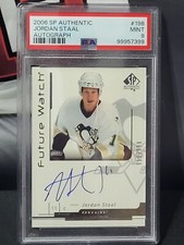 2006-07 SP Authentic Future Watch Auto Jordan Staal /999 PSA 9