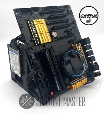 Crypto Mining Motherboard Test Bench + GPU Stand / PC and Test Rig + Screws