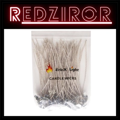 Interwoven Core Candle Wicks - 100 Piece 8 Inch for Professional Candle Making