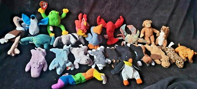 23 pcs vintage collectors Teenie Beanie Babies Mcdonalds