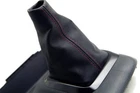Manual Shift Boot Leather Synthetic for Honda Civic SI 12-15 Red Stitching