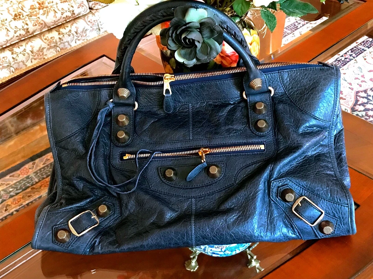 BALENCIAGA Bleu Roi GGH WORK BAG