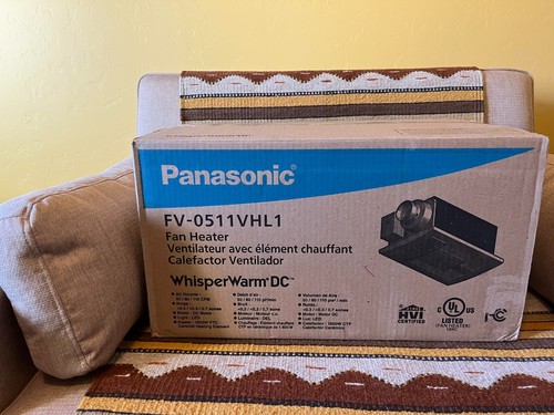 Panasonic FV-0511VHL1 WhisperWarm DC Bathroom Exhaust Fan with Heater ...