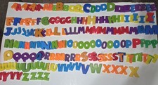 284 Magnetic Letters Numbers for Fridge Bulk Educational Duplicates Dif Sizes