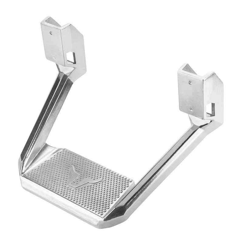 2x Bully Hoop Side Steps Polished Aluminum 350lb Non-Slip for Pickup Truck SUV - Image 3 of 4