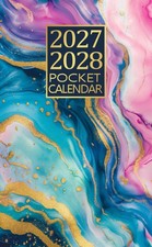 Pocket Calendar 2027-2028: Two Year Monthly Planner 2027-2028 for Purse From J