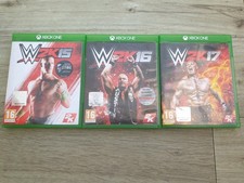WWE 2K15 WWE 2K16 WWE 2K17 Bundle XBOX ONE Free Fast Postage