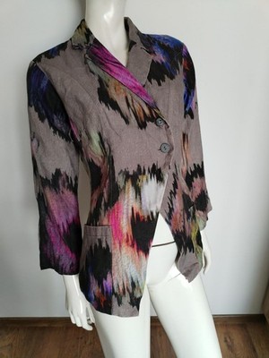 BITTE KAI RAND multicoloured linen blazer jacket size S