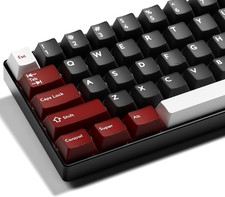 XVX Double Shot PBT Keycaps Set 216 Keys, Cherry Profile Custom Keyboard Keycaps