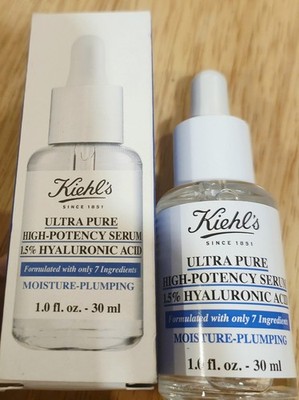 Kiehl's Ultra Pure High Potency Serum 1.5% Hyaluronic Acid 1 fl oz NIB RP: $40