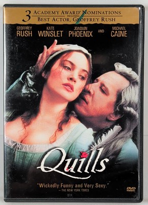 Quills (2000) DVD Geoffrey Rush Free Shipping