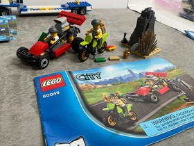 Lego City Helicopter Transporter 60049 PRE-BUILT