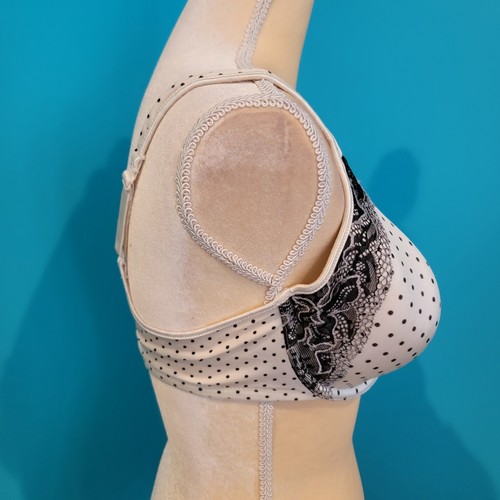Bali Bra One Smooth U Side Support Bra 3547 Polka Dots Lace - Picture 4 of 8