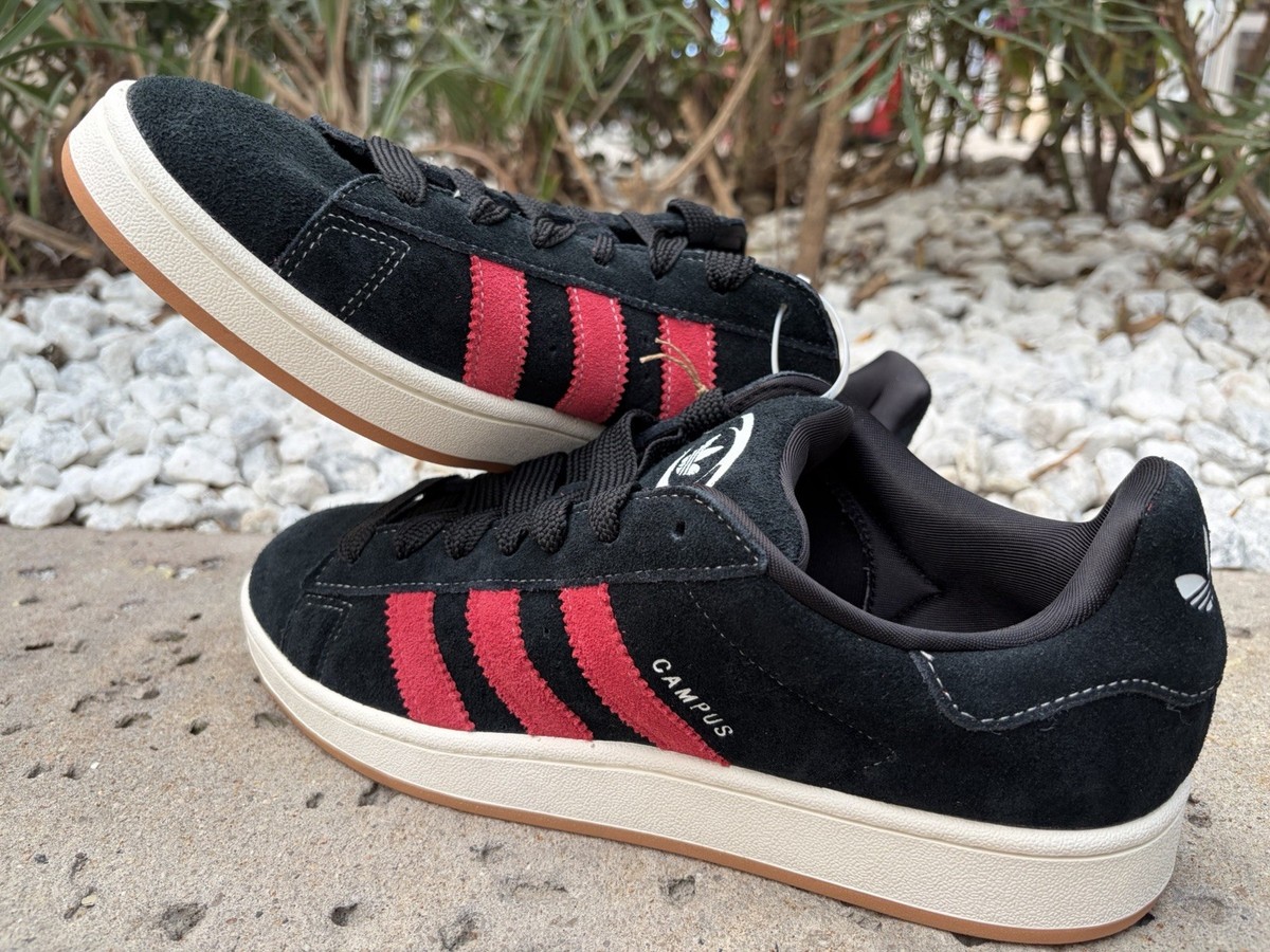 adidas Campus 00s Core Black Team Victory Red Gum JH8059 Men’s Size 9.5 NIB adidas Campus 00s Mens Size 9 Core Black Team Victory Red  main image 2