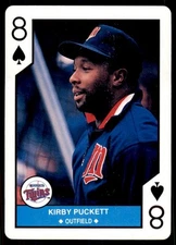 1990 U.S. Playing Card Co. Kirby Puckett Baseball Cards #8
