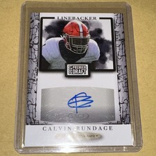 2021 Sage Premier Draft - Autographs Calvin Bundage #A117 (AU, RC)