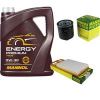 Inspektionspaket 5L Mannol Energy Premium 5W-30 FüR VW Golf IV 1.4 16V 1.6 Lupo