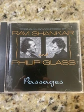 Ravi Shankar and Philip Glass Passages CD 1990 World Classical Fusion B11