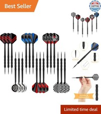 Metal Tip Darts, Steel Tip Darts, 14 Grams Professional Metal Darts, Darts Me...
