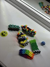 5ps Kandi Set Cuff Bracelets Rainbow Bracelets and Different Styles And Colors