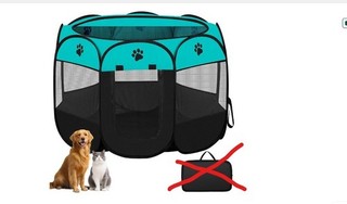 Dog Cat Playpen Puppy Pet Playpen Indoor & Outdoor Foldable Pop Up Cat Kennel