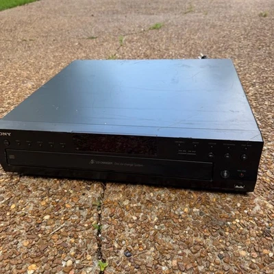 Sony CDP-CE500 5-Disc CD Wechsler Player USB Aufnahme Schwarz Komponente HiFi - Bild 1 von 4