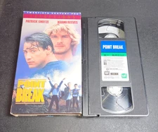 Point Break (VHS, 1995) Patrick Swayze Action Crime Surfing Non-Rental