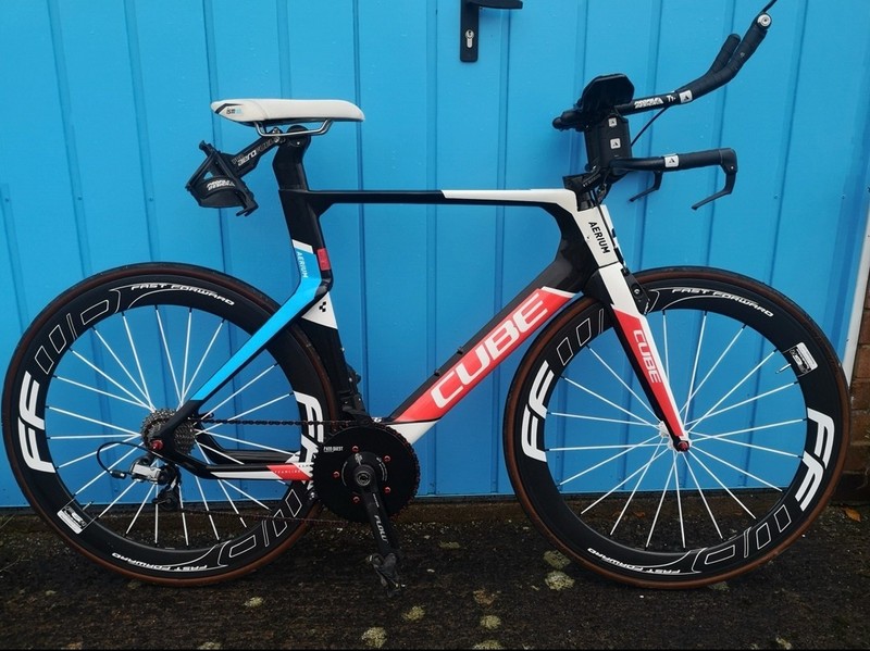 Cube Aerium Carbon TT Bike Medium, Shimano Ultegra, FFWD Carbon Wheels