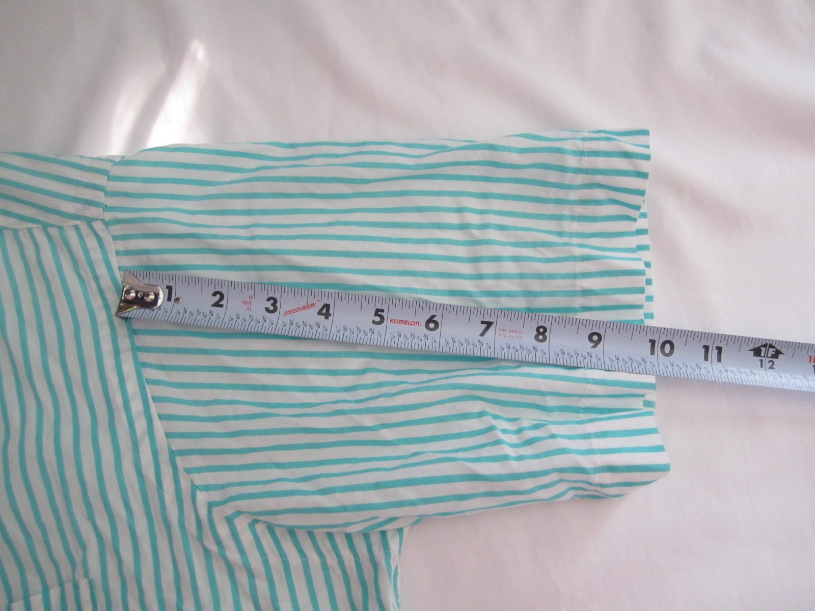 Vtg Men Brooks Brothers Cotton Stripes Short Sleeve Shirt Sz 16.5 (MT761) USA thumbnail 6