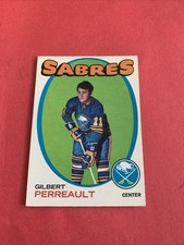 Vintage Hockey Card 1971/72 Opee Chee No.60 Gilbert Perreault Rookie Card . rookie card picture