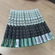 Green 13-piece Golf Grip Standard Set with Standard Anti-slip Stripe Rubber Wrap