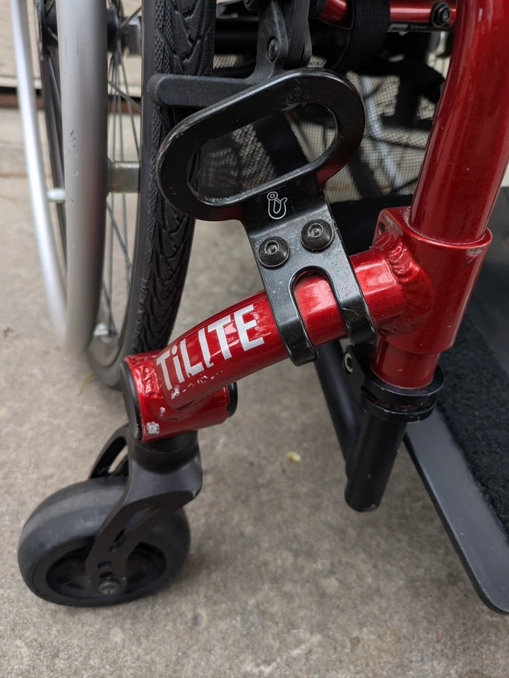 TiLite Twist Red 11" Pediatric Kids Wheelchair - Lightweight - Image 3 of 4