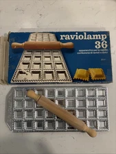 Vintage Mini Ravioli 24 Mold Imperia Raviolamp Ravioli Pan Made in Italy Pasta