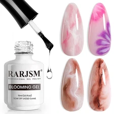 Blooming Gel Nail Polish,Clear Blooming Gelpolish 15ML UV LED Soak off Nail Art 